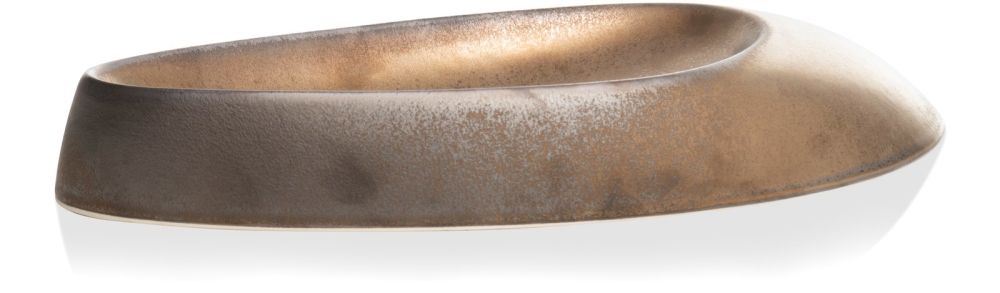 Lovia schaal 36x19cm - Bruin