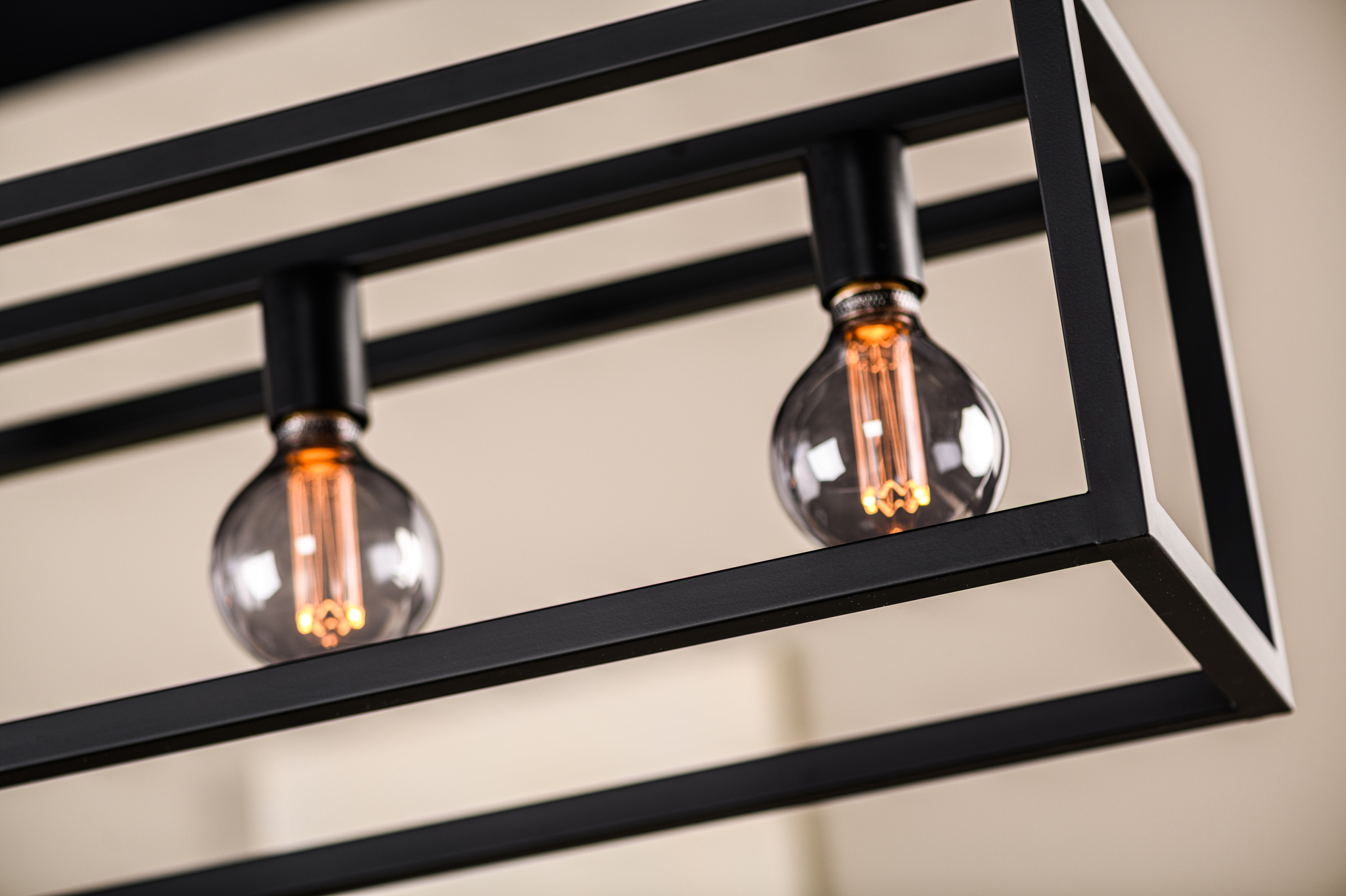 Hanglamp 7-lichts zwart - Afbeelding 3