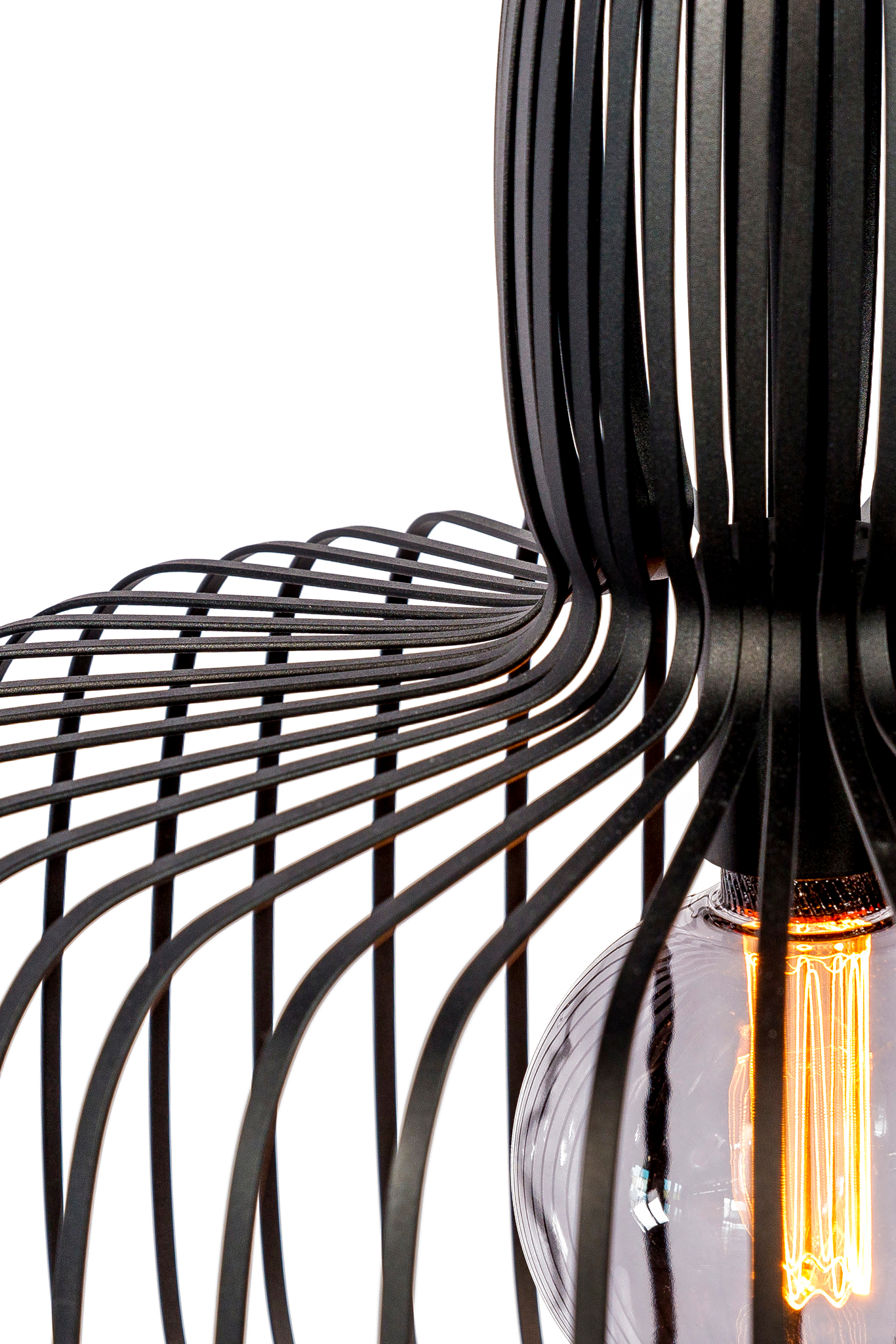 Hanglamp zwart 55 cm - Afbeelding 5
