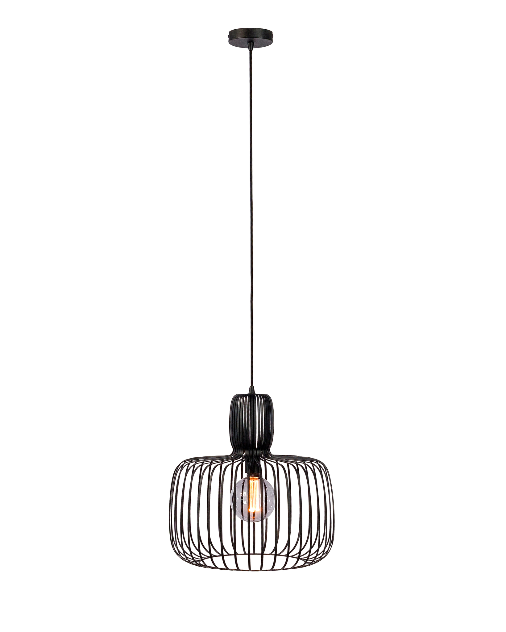 Hanglamp zwart 55 cm - Afbeelding 8