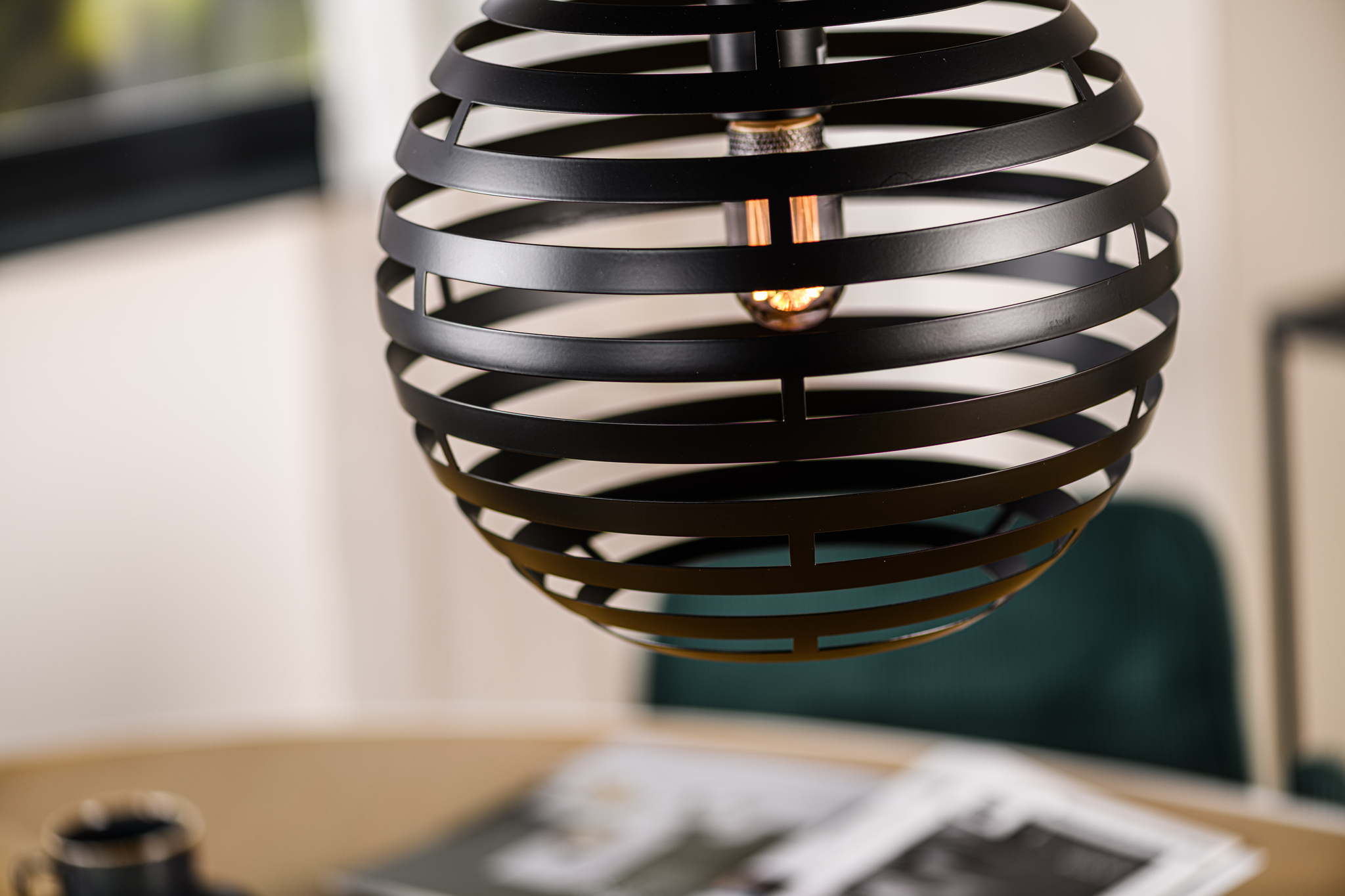 Hanglamp zwart 30 cm - Afbeelding 4