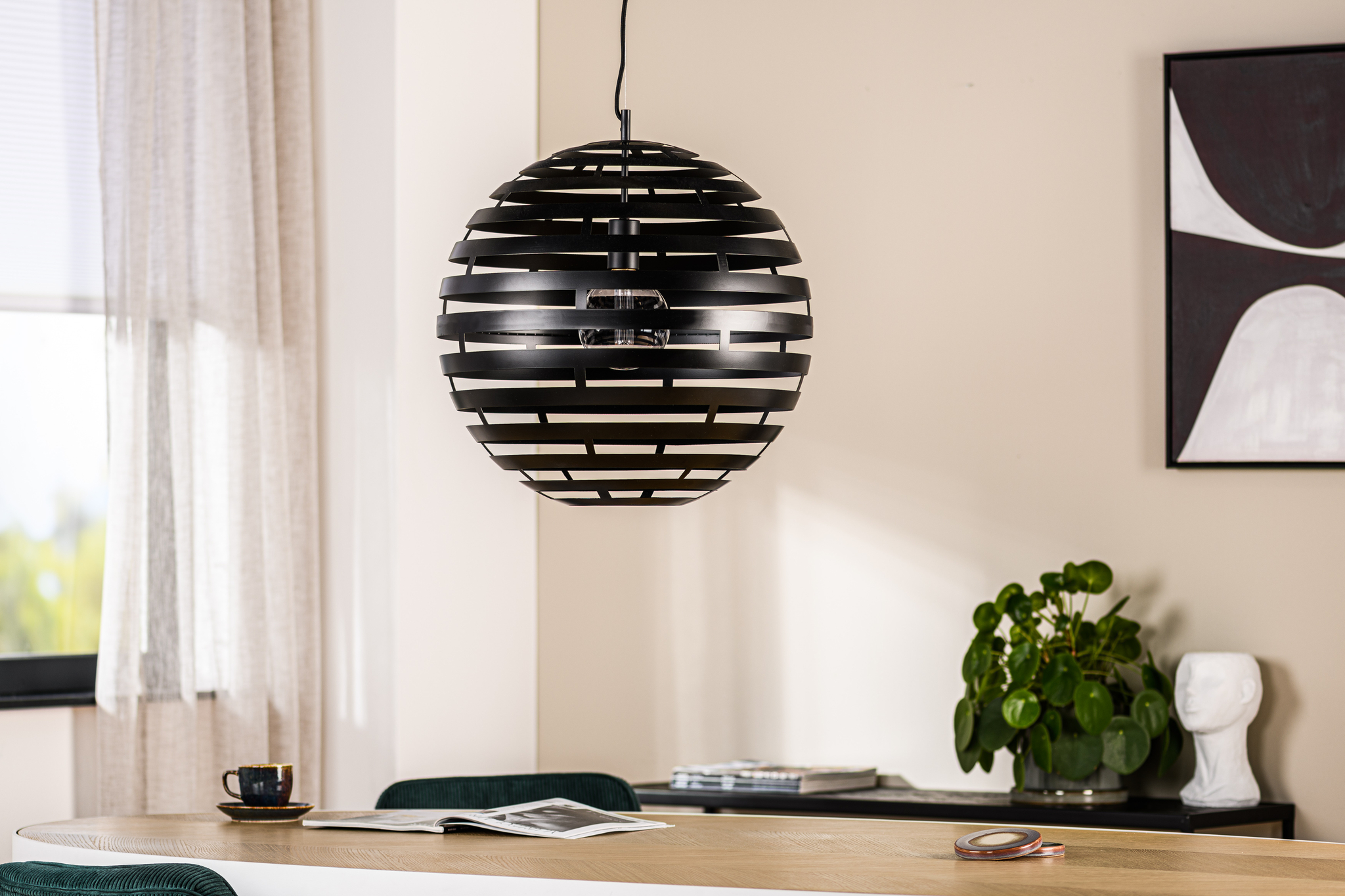 Hanglamp zwart 50 cm