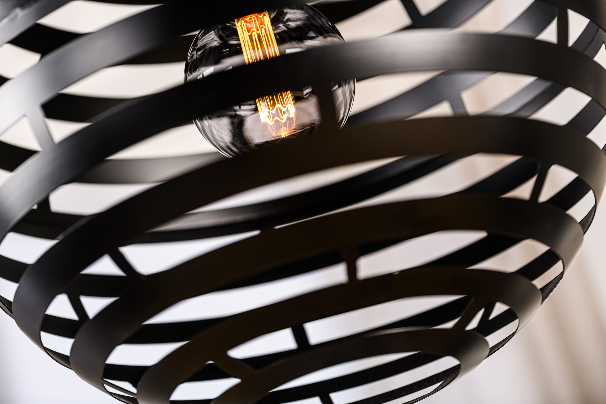 Hanglamp zwart 50 cm - Afbeelding 4