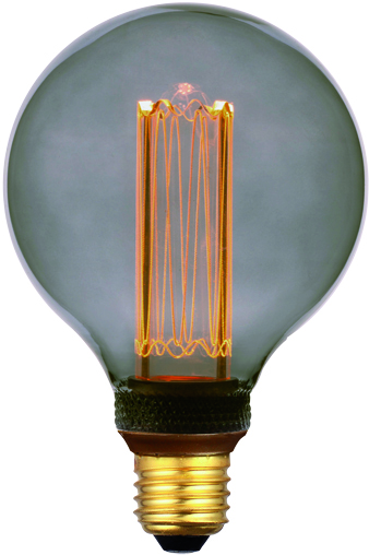Lichtbron Smoke zwart 9,5 cm