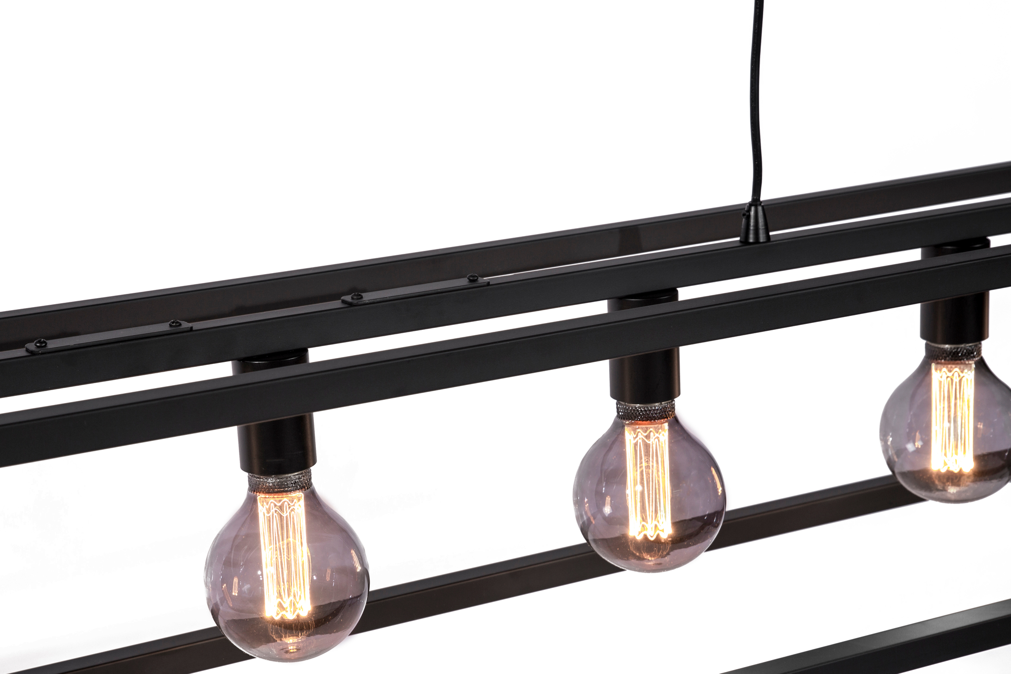 Lichtbron Smoke zwart 9,5 cm - Afbeelding 2