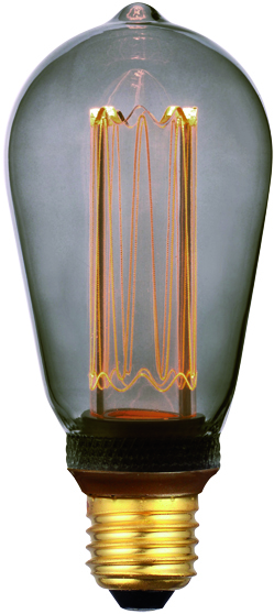 Lichtbron Smoke zwart 6,5 cm