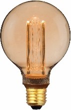 Lichtbron amber 9,5 cm