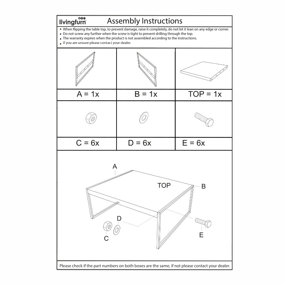 Salontafel Norris 60 cm - Afbeelding 6