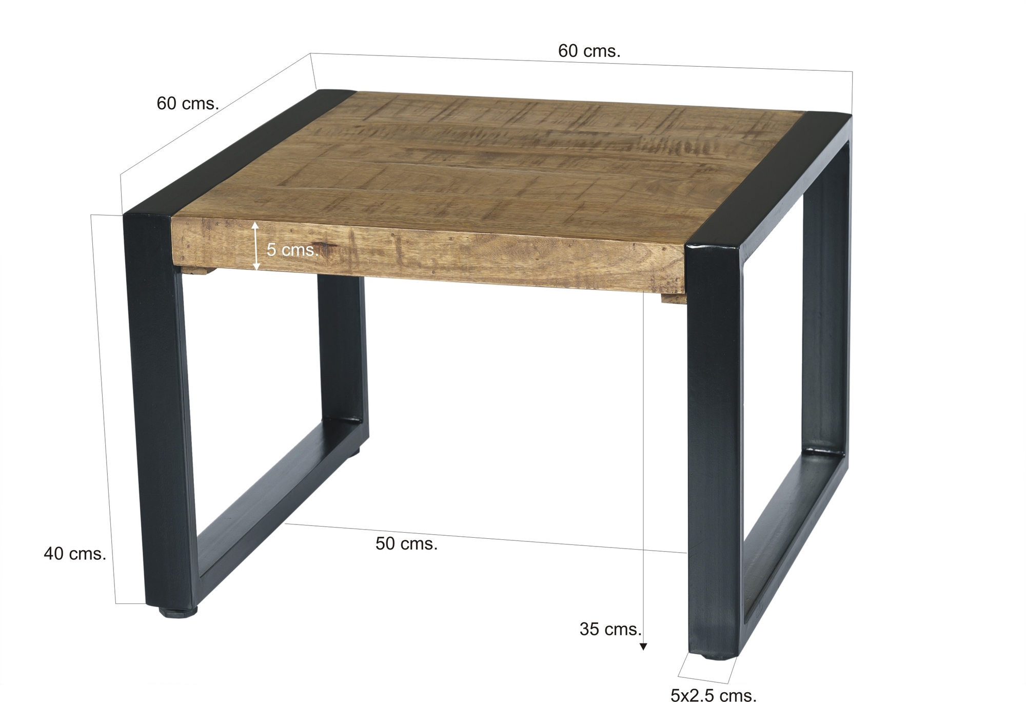 Salontafel Nairobi 60 cm - Afbeelding 4