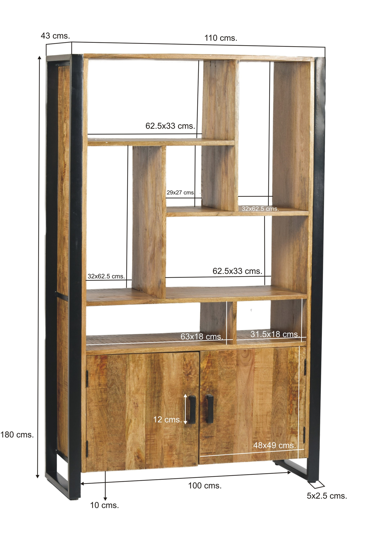 Kast Nairobi 110 cm - Afbeelding 5
