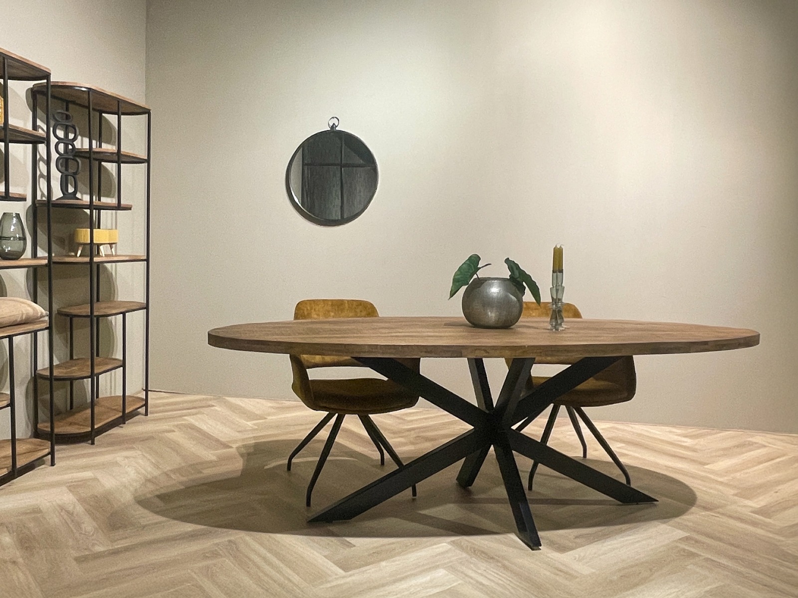 Eetkamertafel Rocky ovaal 240 cm - Afbeelding 6