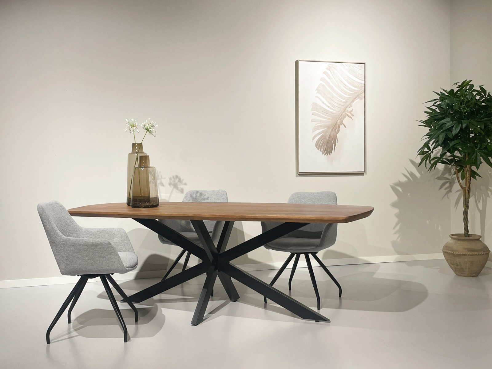 Eetkamertafel Jesper Danish ovaal 210 cm - Afbeelding 6
