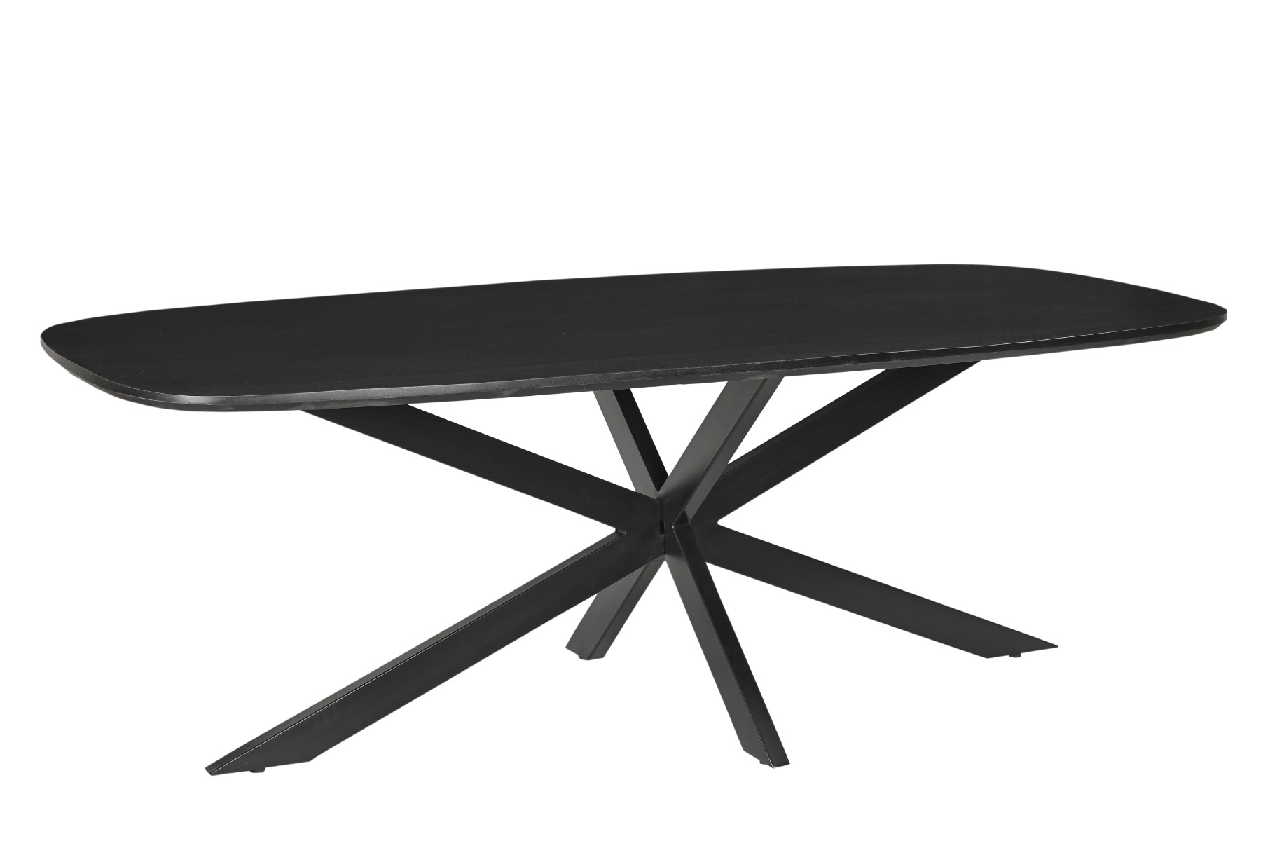 Eetkamertafel Jesper Danish ovaal zwart 180 cm - Afbeelding 3