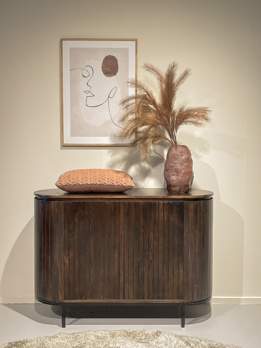 Dressoir Noor Walnut 115 cm - Afbeelding 6