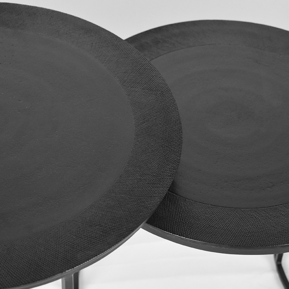Salontafel Set Tres zwart metaal - Afbeelding 5