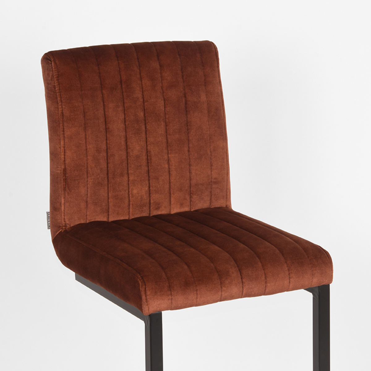 Barkruk Milo Zithoogte 65 roest velours - Afbeelding 6