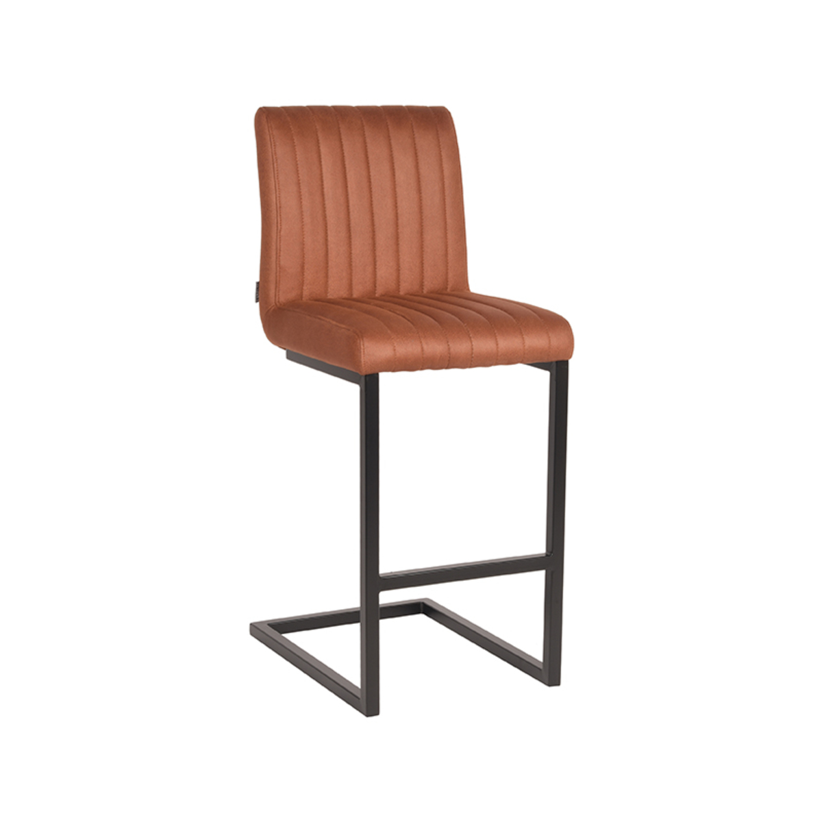 Barkruk Milo Zithoogte 65 cognac microvezel - Afbeelding 2