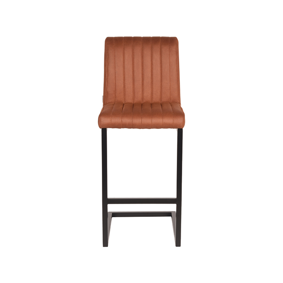 Barkruk Milo Zithoogte 65 cognac microvezel - Afbeelding 3