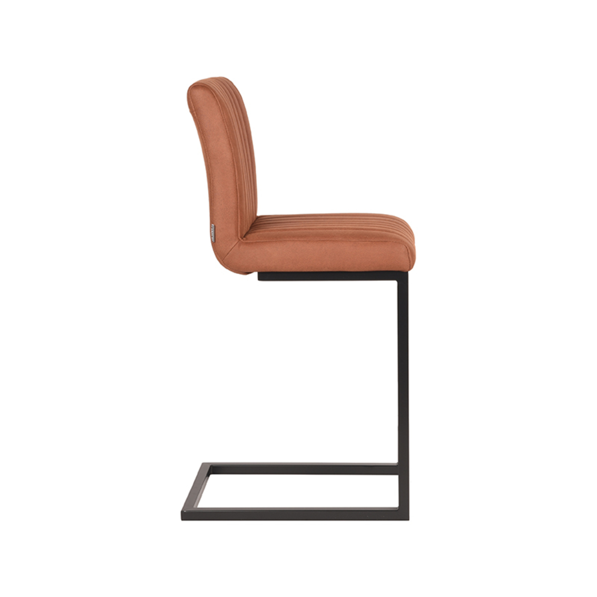 Barkruk Milo Zithoogte 65 cognac microvezel - Afbeelding 4