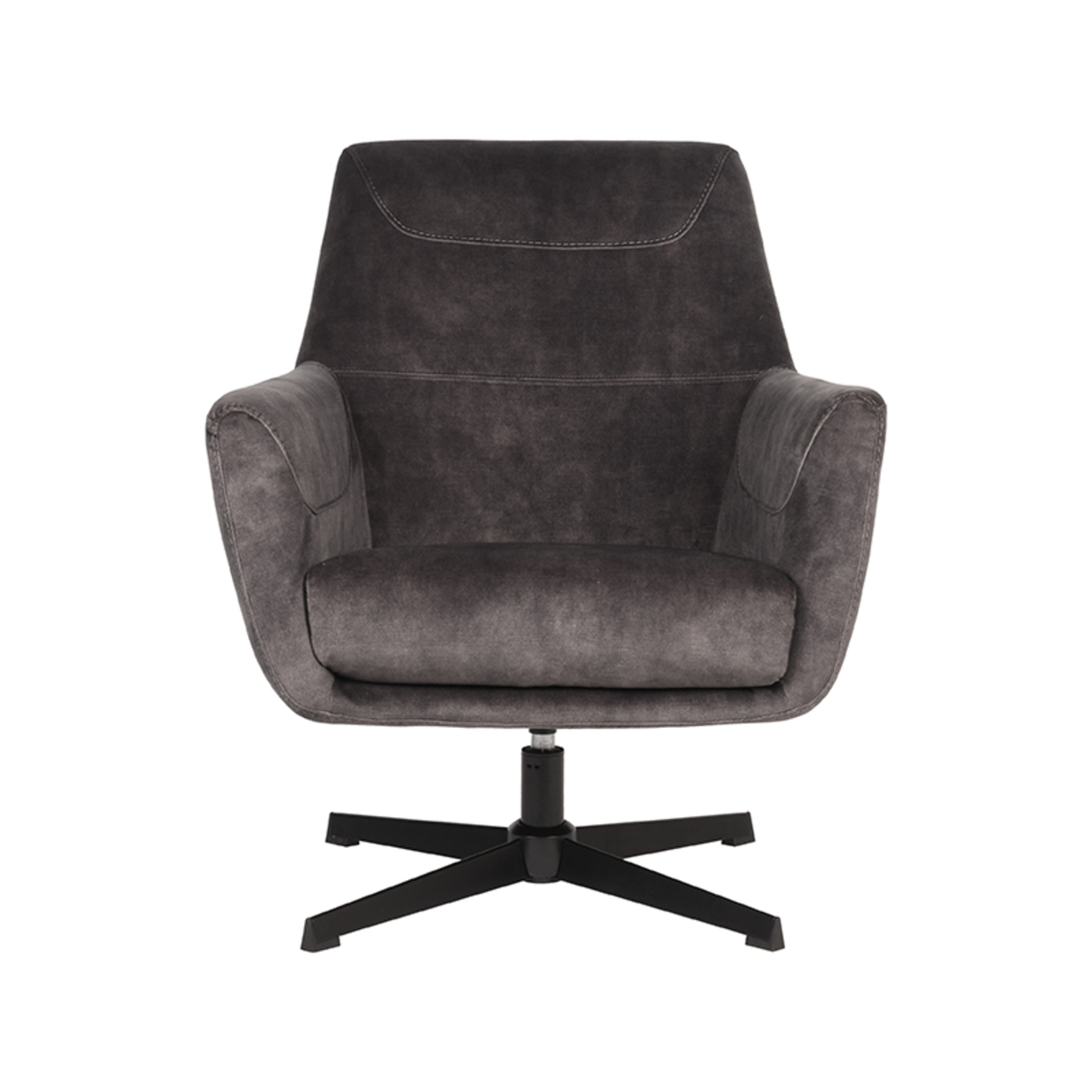 Fauteuil Toby antraciet velours - Afbeelding 3