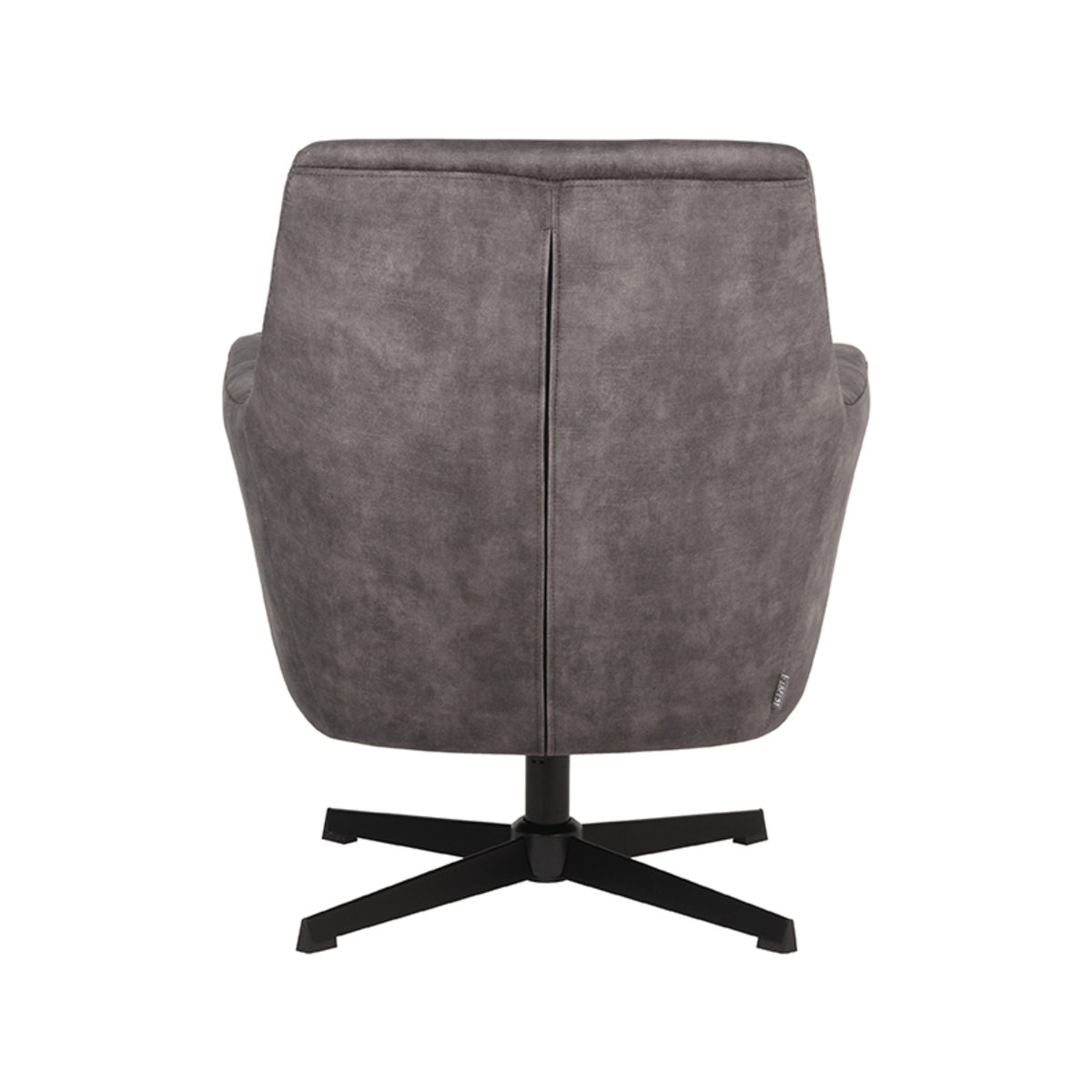 Fauteuil Toby antraciet velours - Afbeelding 5
