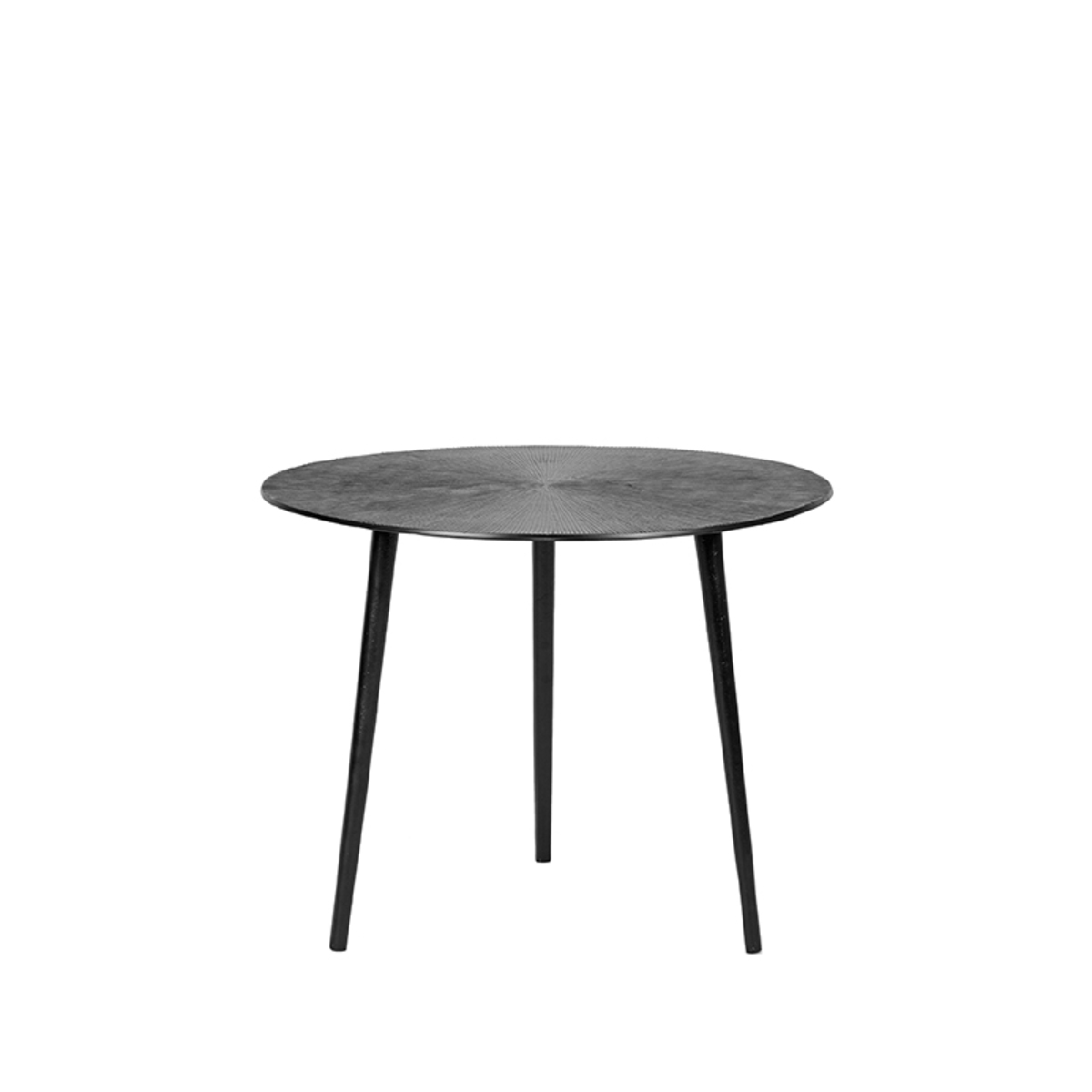 Salontafel Nobby zwart metaal 50 cm