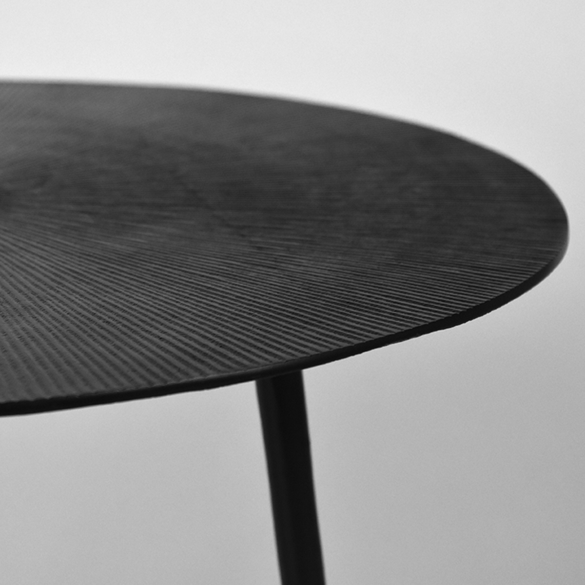 Salontafel Nobby zwart metaal 50 cm - Afbeelding 3