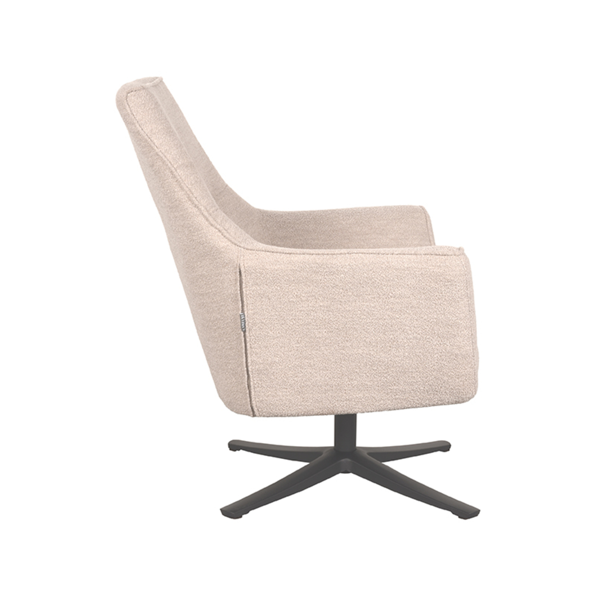 Fauteuil Tod naturel bouclé - Afbeelding 4