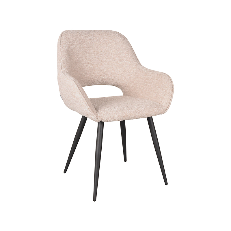 Eetkamerstoel Fer naturel bouclé