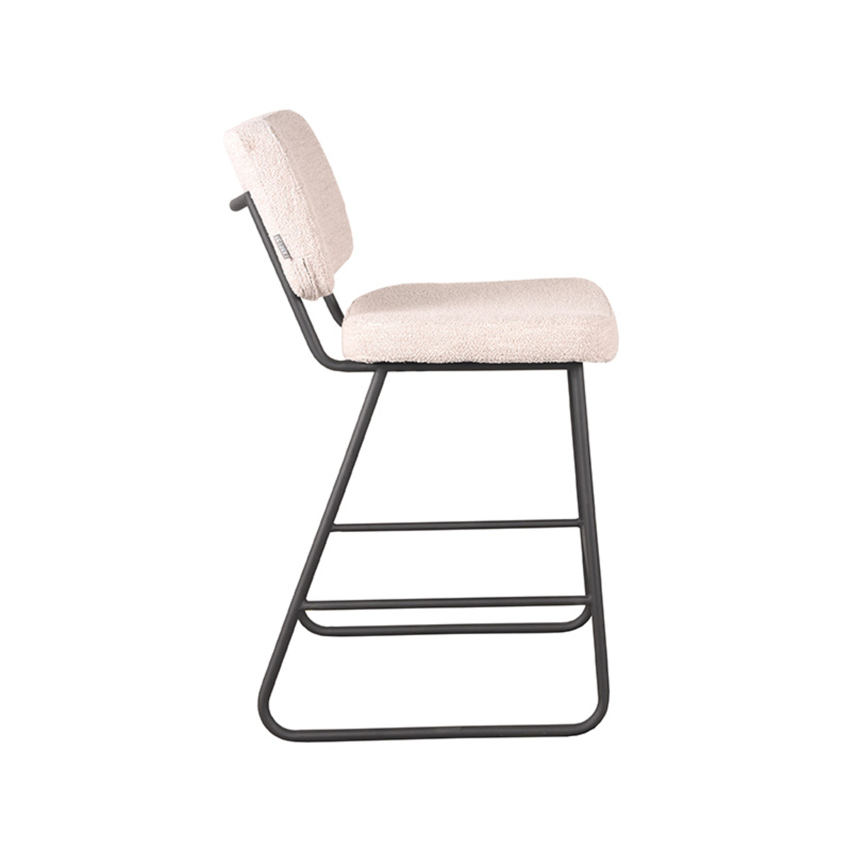 Barkruk Noah Zithoogte 65 naturel bouclé - Afbeelding 5