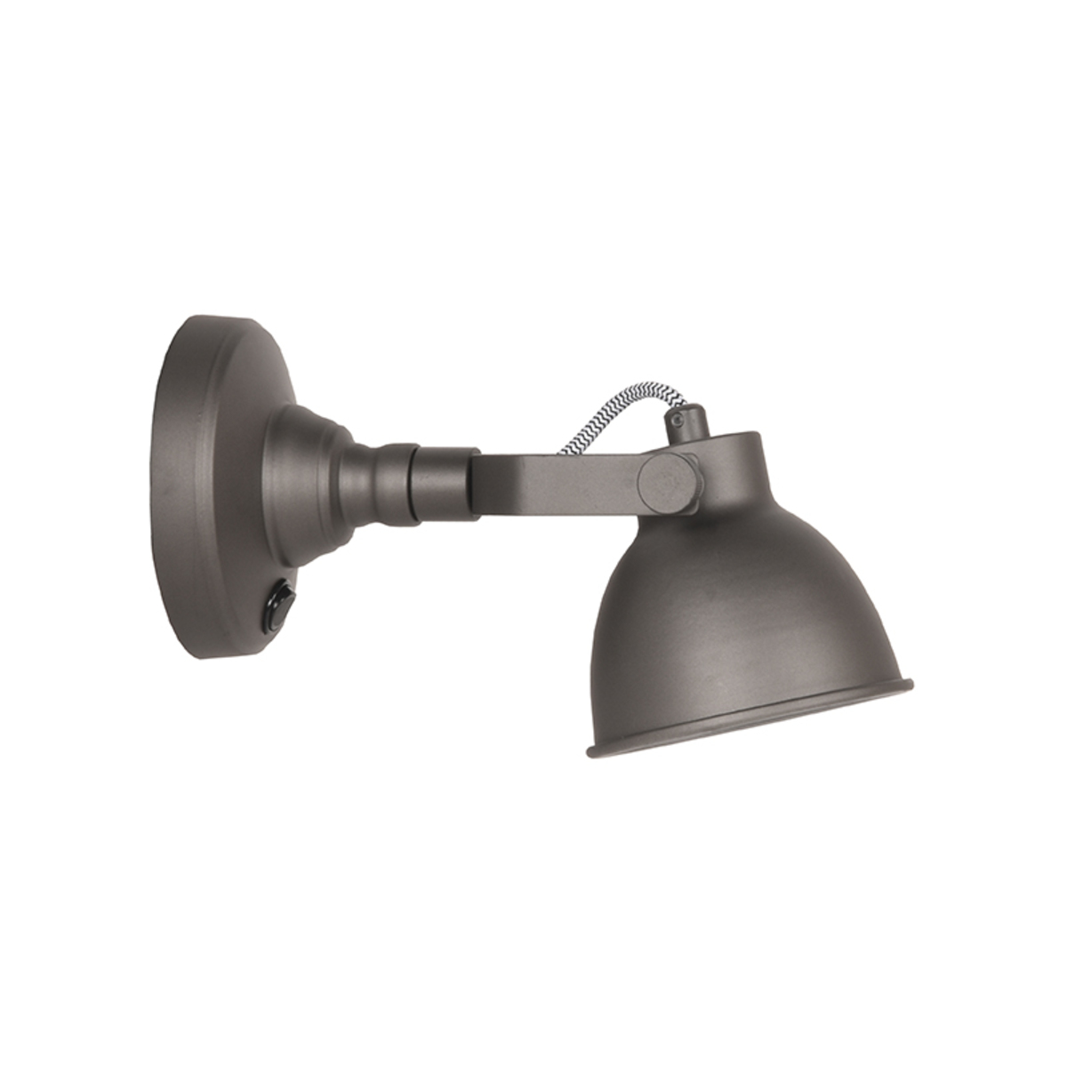 Wandlamp Bow M grijs metaal - Afbeelding 3
