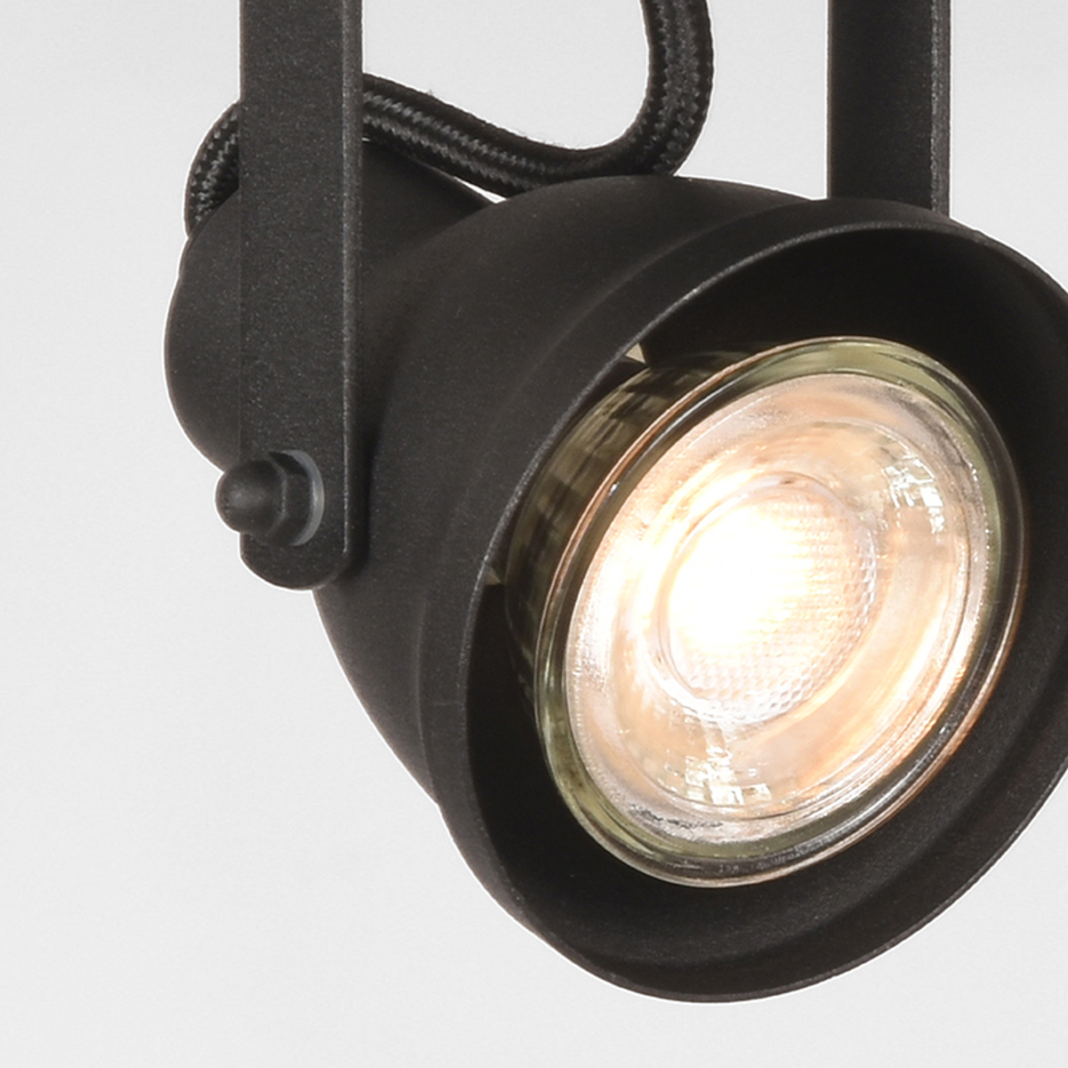 Spot Max led 1-lichts zwart metaal
