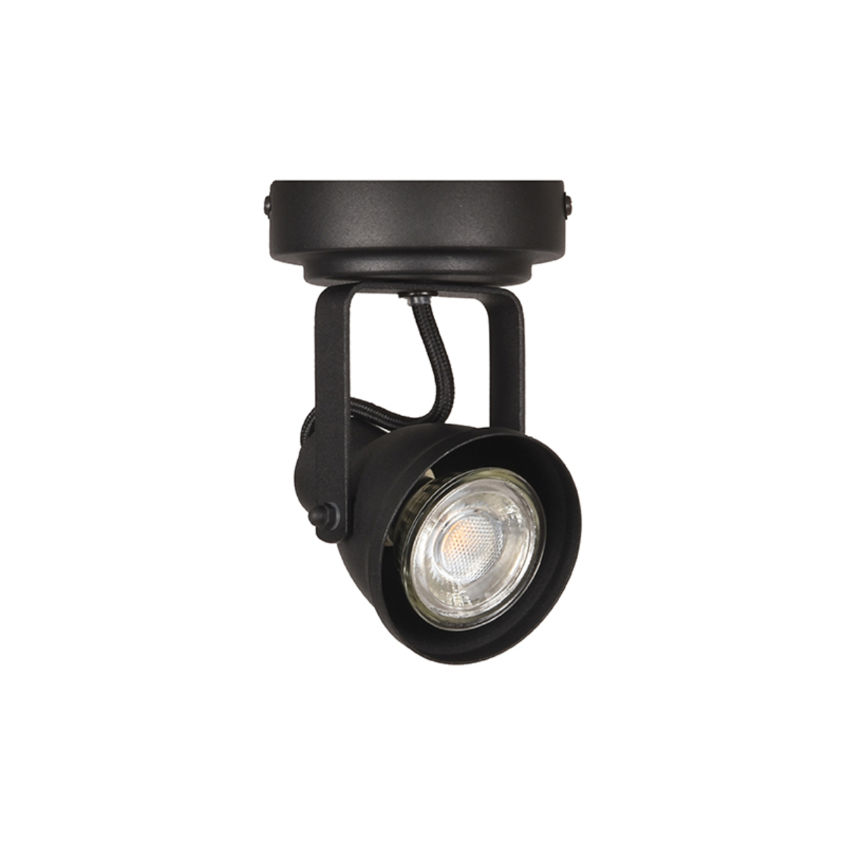 Spot Max led 1-lichts zwart metaal - Afbeelding 3