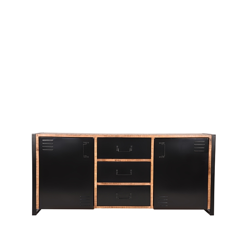 Dressoir Brussels Rough mangohout 190 cm - Afbeelding 3