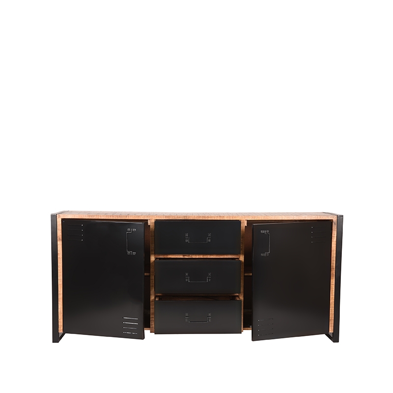 Dressoir Brussels Rough mangohout 190 cm - Afbeelding 4
