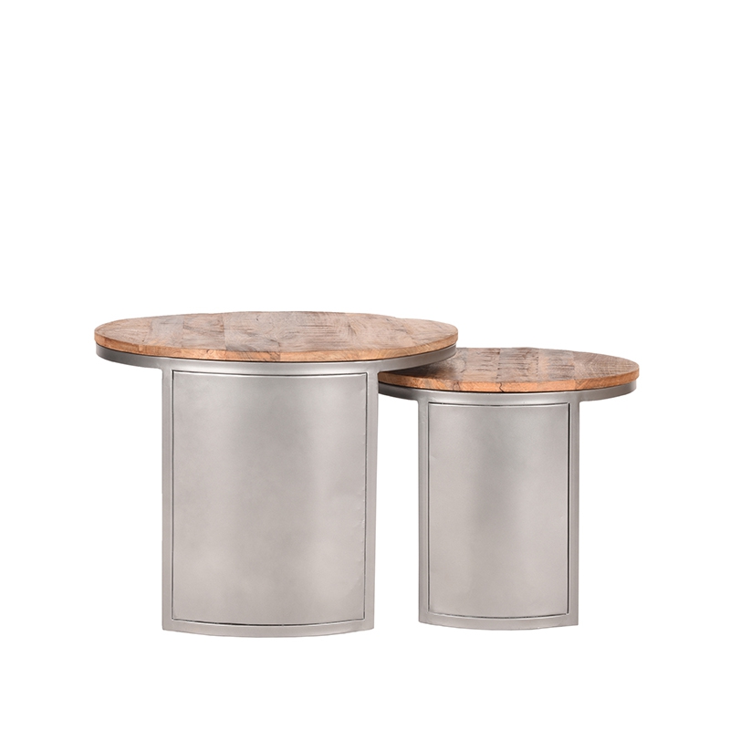 Salontafel Set Bunch 60x60x45 cm - Afbeelding 2