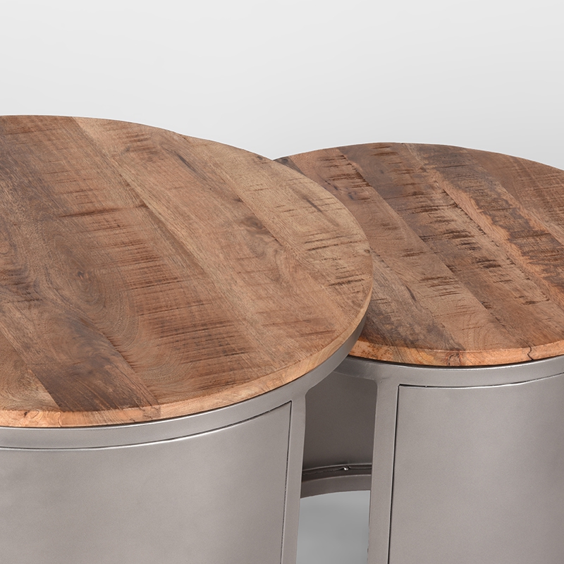 Salontafel Set Bunch 60x60x45 cm - Afbeelding 4