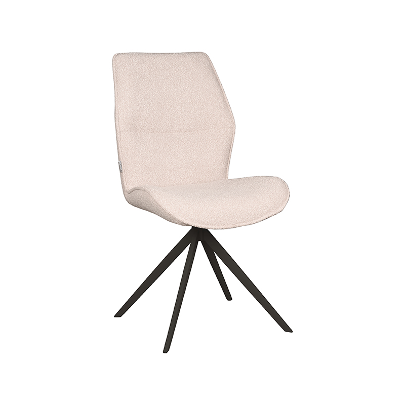 Eetkamerstoel Comfy naturel bouclé