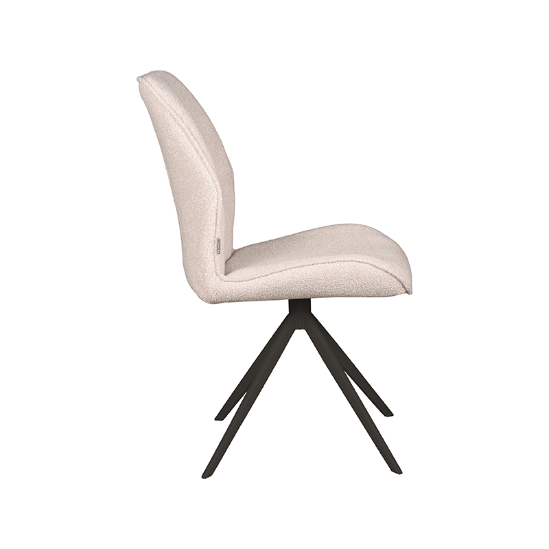 Eetkamerstoel Comfy naturel bouclé - Afbeelding 3
