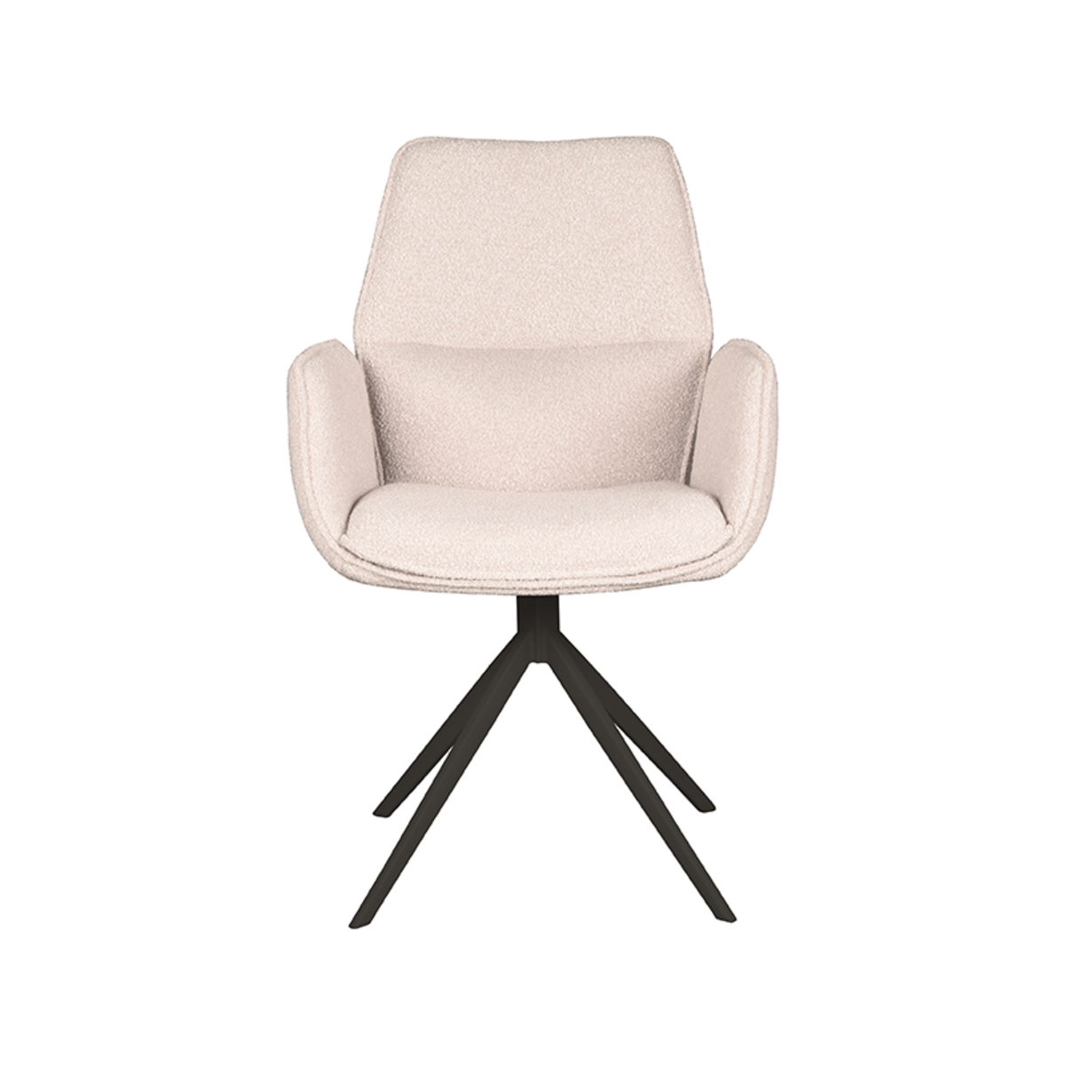 Eetkamerstoel Mellow naturel bouclé - Afbeelding 3