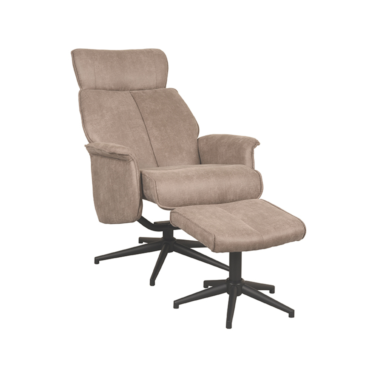 Relaxfauteuil Verdal Ottomane 77x79x109 cm - Afbeelding 3