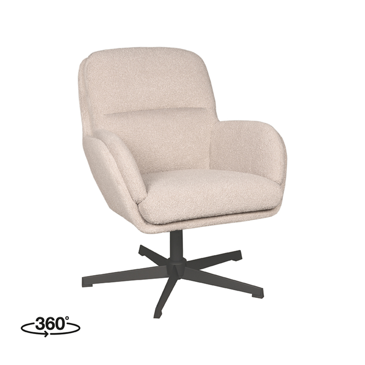 Draaifauteuil Moss 70x77x90 cm - Afbeelding 2