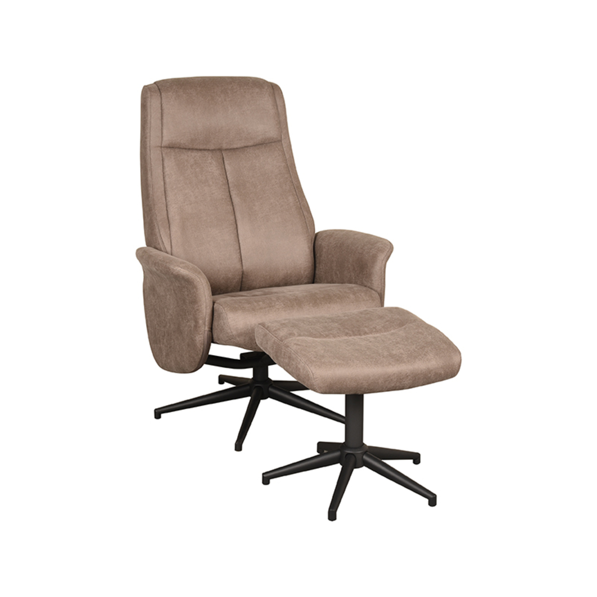 Relaxfauteuil Bergen Ottomane 77x76x105 cm