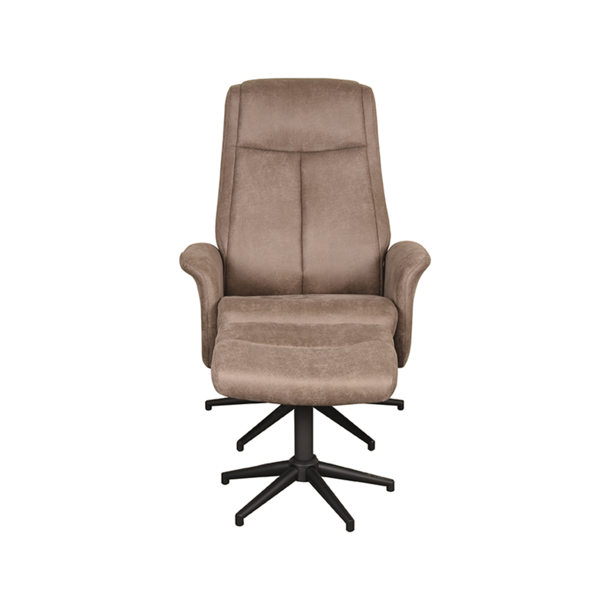 Relaxfauteuil Bergen Ottomane 77x76x105 cm - Afbeelding 3