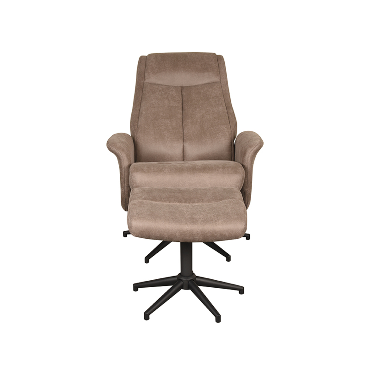 Relaxfauteuil Bergen Ottomane 77x76x105 cm - Afbeelding 4
