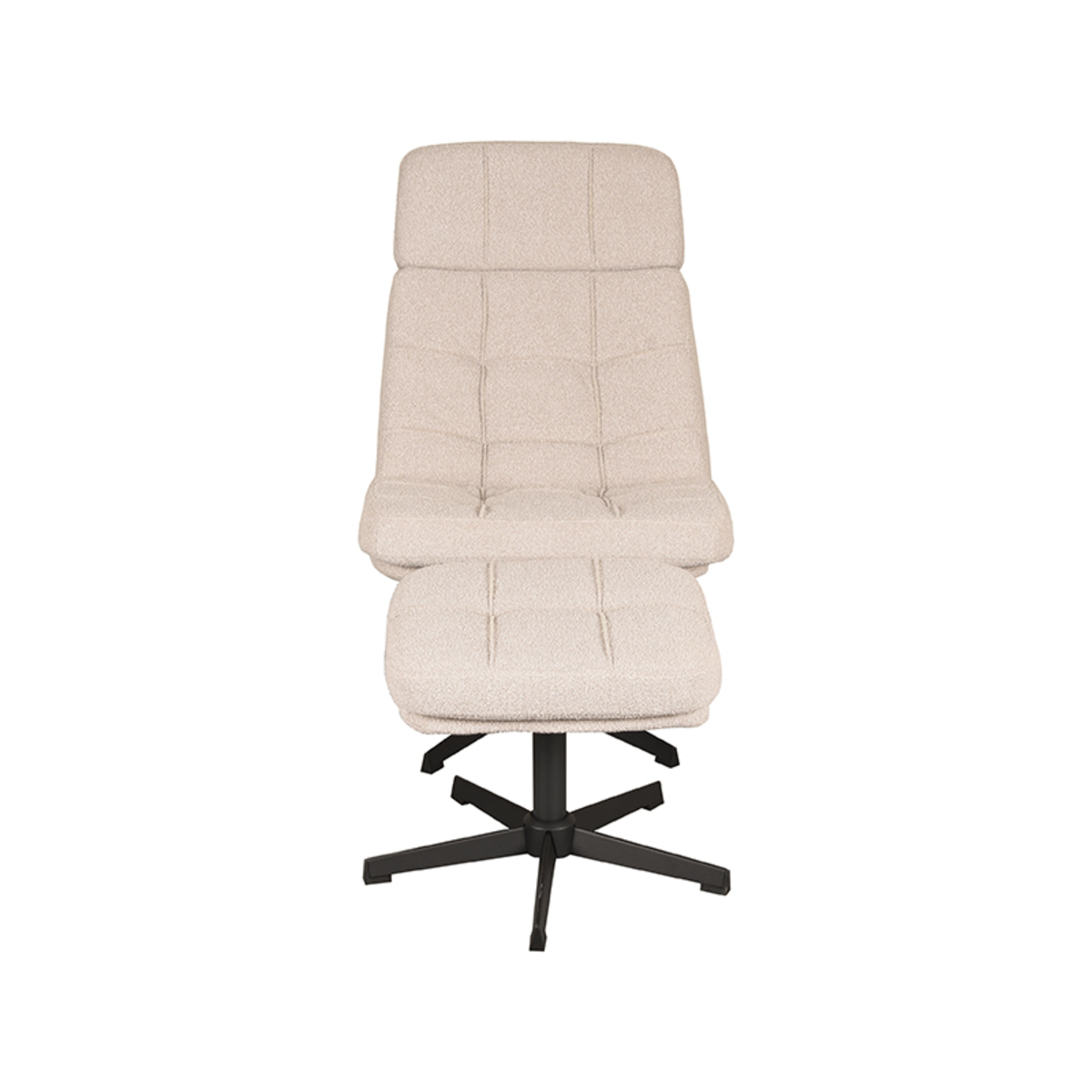 Draaifauteuil Alvar Ottomane 53x57x83 cm - Afbeelding 4