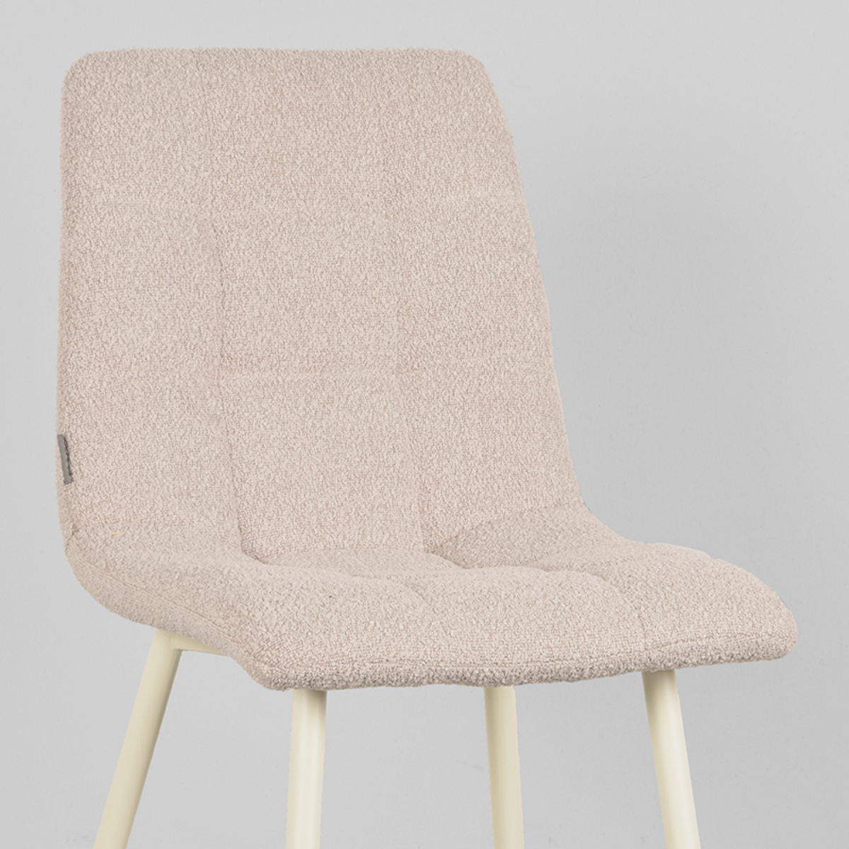 Eetkamerstoel Nino naturel bouclé - Afbeelding 5
