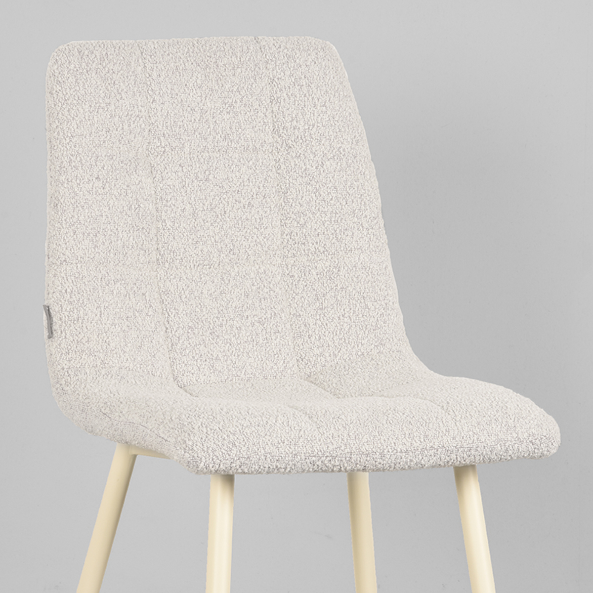 Eetkamerstoel Nino naturel bouclé - Afbeelding 6