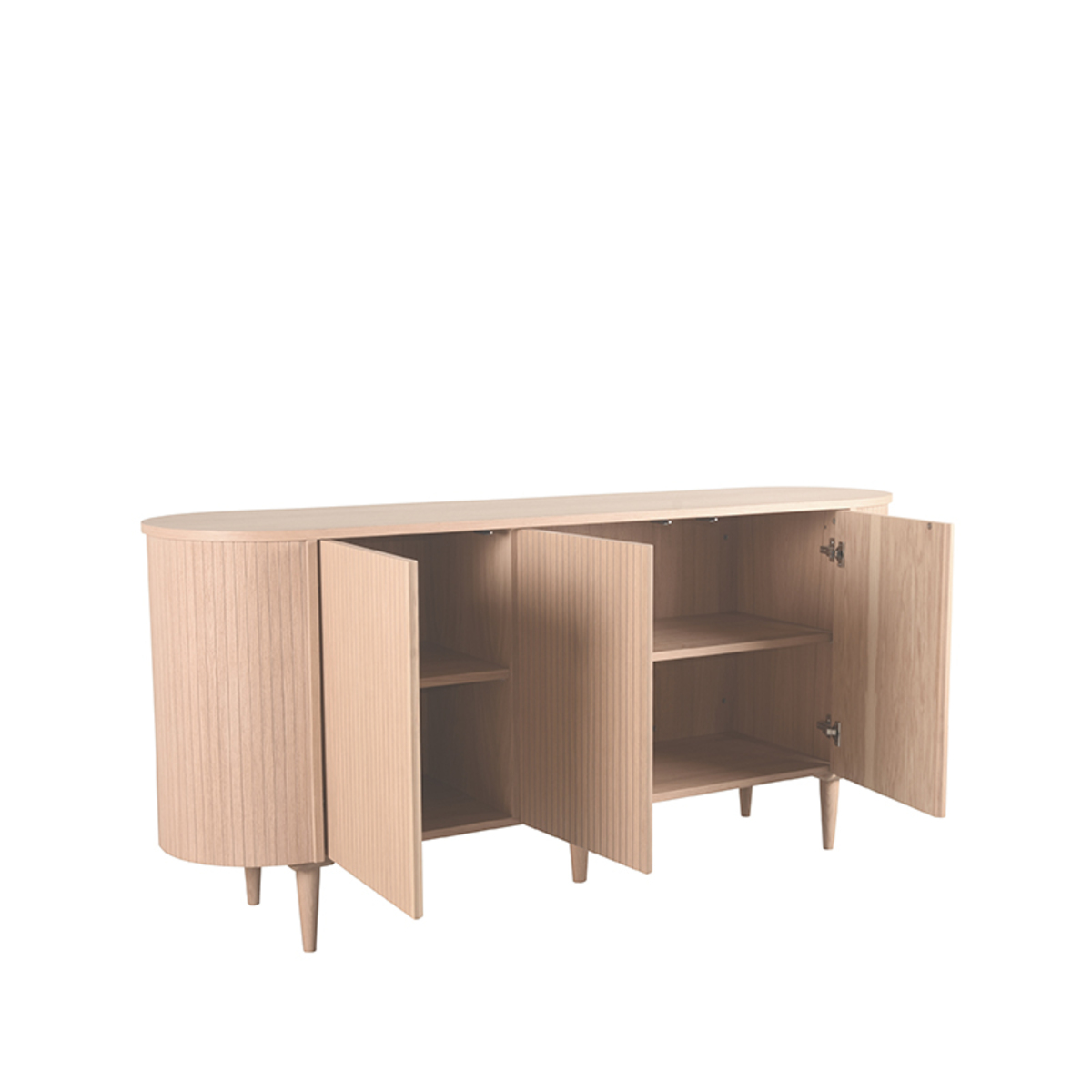 Dressoir Oliva Eiken naturel - Afbeelding 4