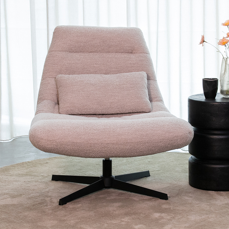 Fauteuil Nox naturel bouclé